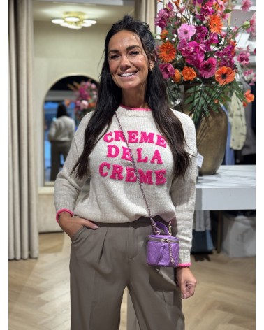 Trui Creme De La Creme Beige