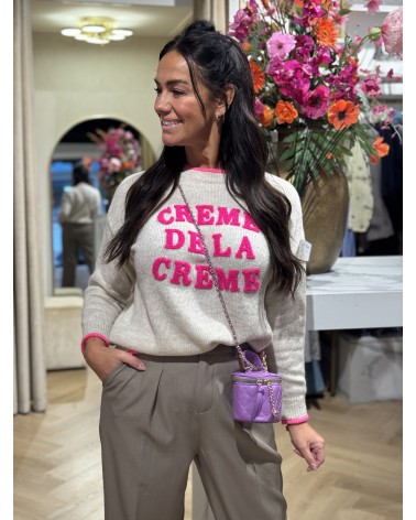 Trui Creme De La Creme Beige