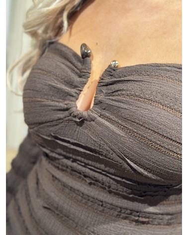 Strapless Jurk Giorgia Bruin