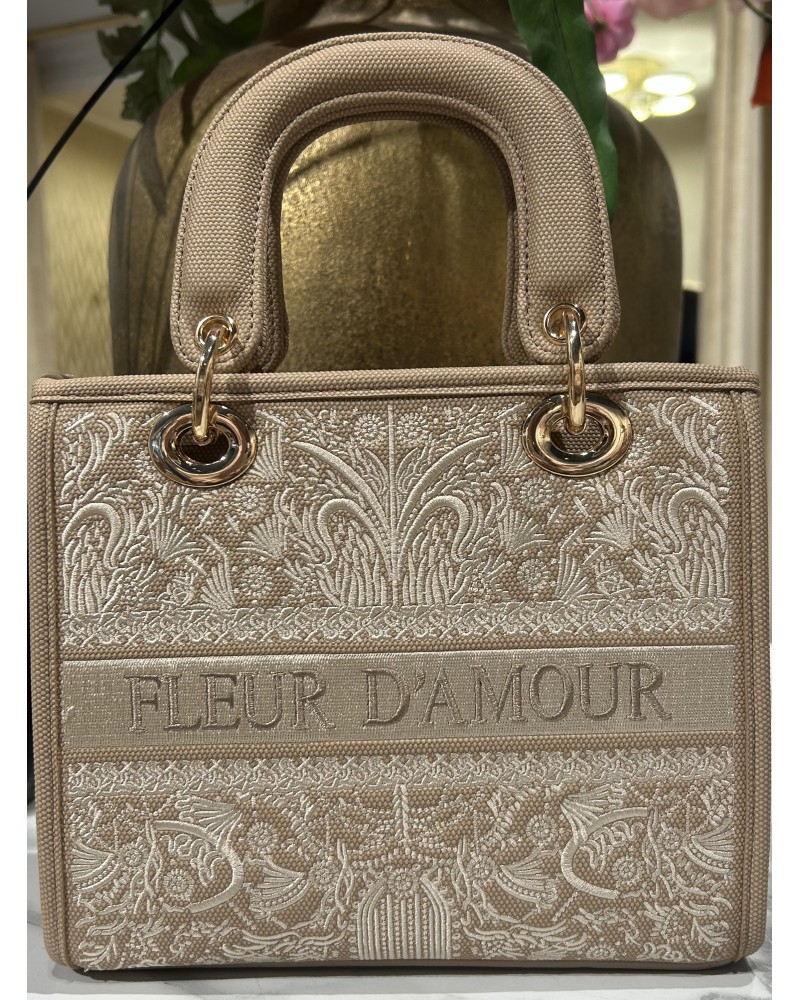 Tas Fleur D'amour Camel