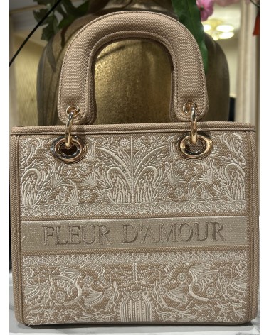 Tas Fleur D'amour Camel