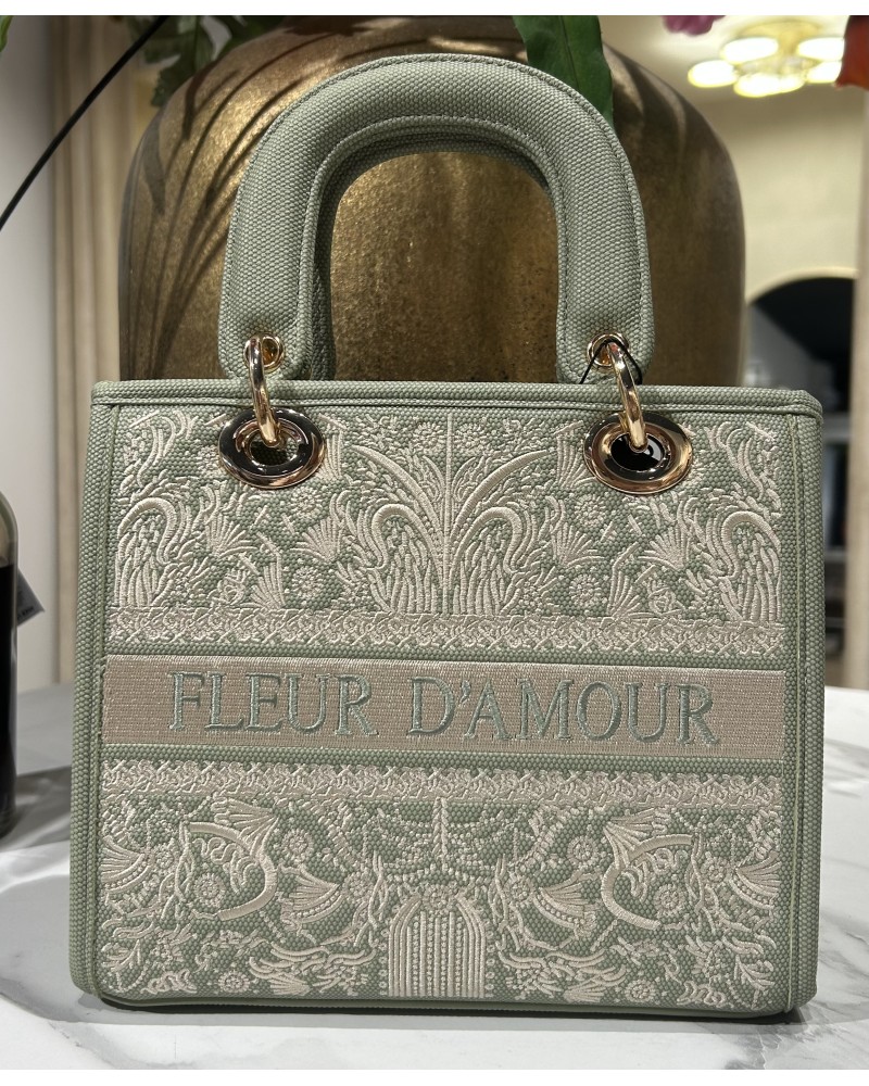 Tas Fleur D'amour Pistache