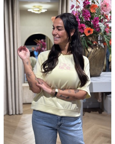 Trui Ciao Amore Geel