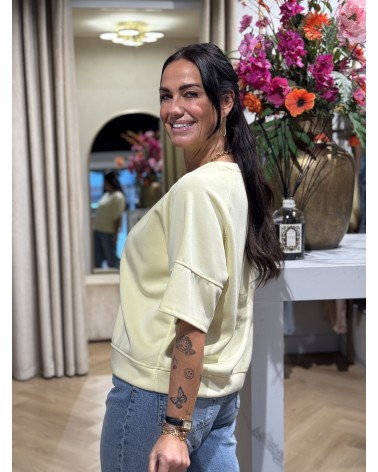 Trui Ciao Amore Geel