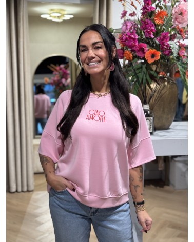 Trui Ciao Amore Roze