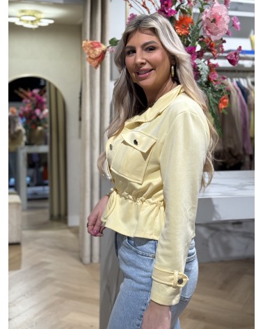 Jacket Suedine Geel