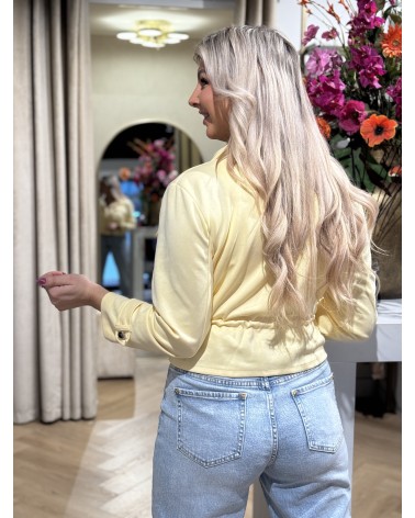 Jacket Suedine Geel