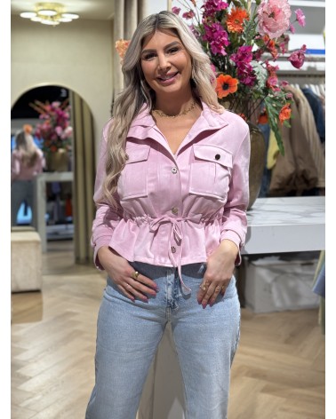 Jacket Suedine Roze