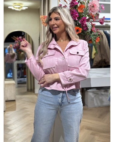 Jacket Suedine Roze