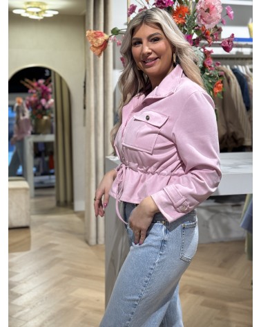 Jacket Suede Roze