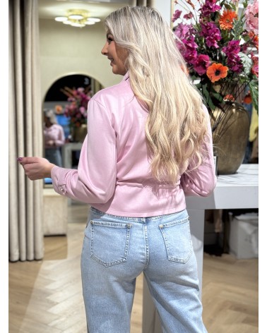 Jacket Suedine Roze