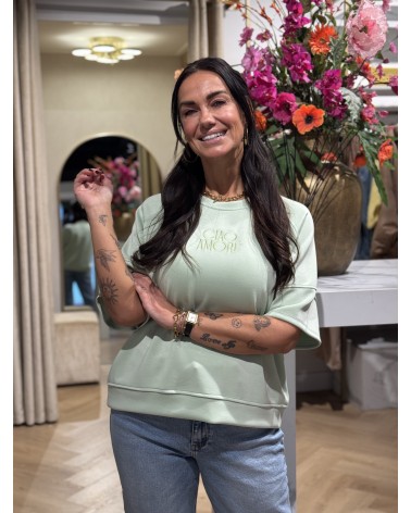 Trui Ciao Amore Groen