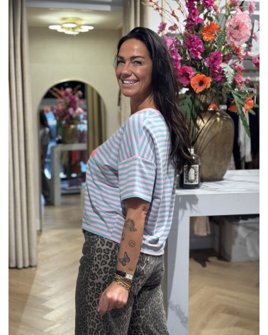 T-Shirt Oui Turquoise