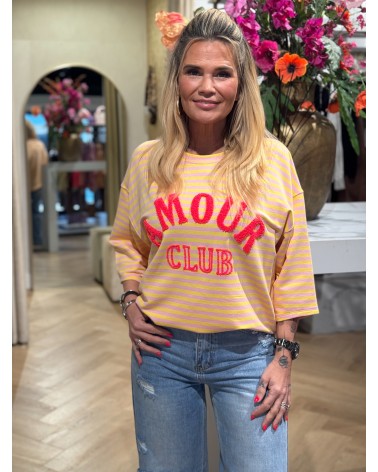 T-Shirt Amour Geel