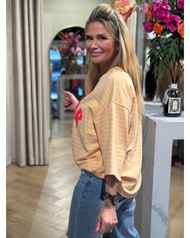 T-Shirt Amour Geel