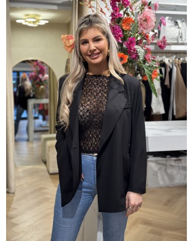 Blazer Crossed Zwart