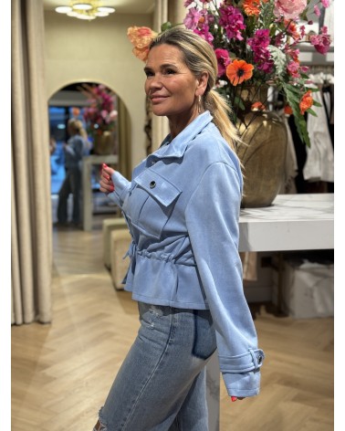 Jacket Suedine Blauw