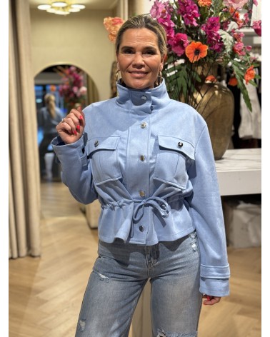 Jacket Suedine Blauw