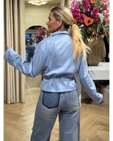 Jacket Suedine Blauw