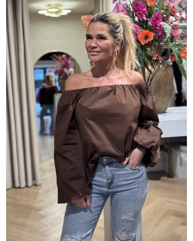 Off shoulder Top Lena Bruin