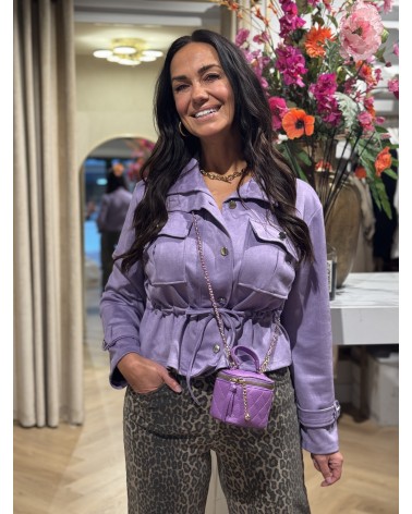 Jacket Suedine Paars