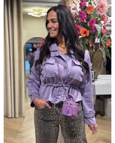 Jacket Suedine Paars