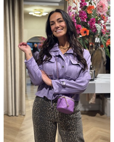 Jacket Suedine Paars