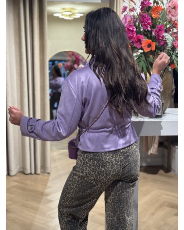 Jacket Suedine Paars