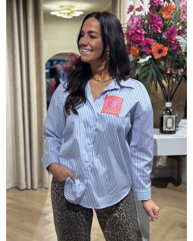 Blouse Le Soleil Blauw