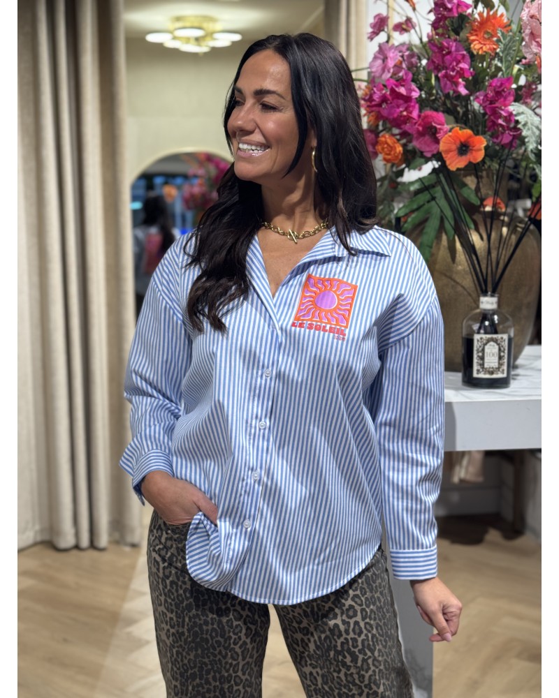 Blouse Le Soleil Blauw