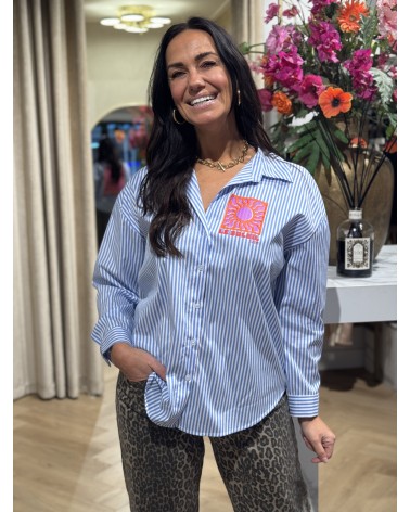 Blouse Le Soleil Blauw