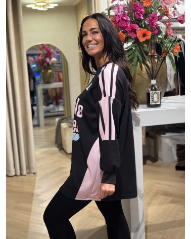 Sweater Dress Motorcylcle Zwart