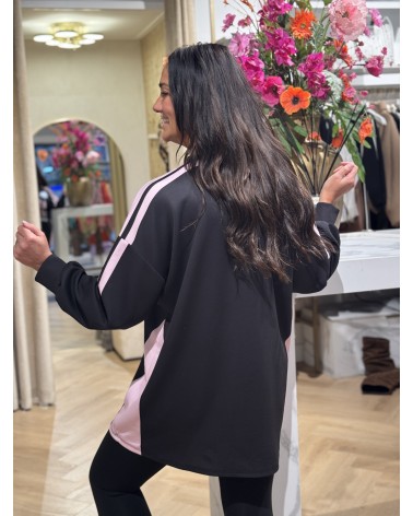 Sweater Dress Motorcylcle Zwart