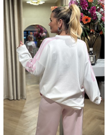 Sweater Dress Motorcylcle Wit