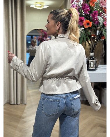 Jacket Suedine Beige