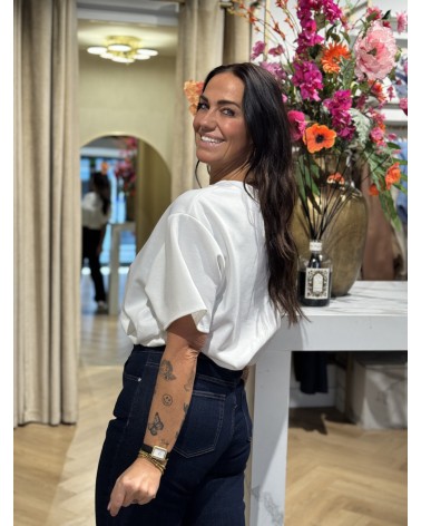 Top Romee Cropped Wit