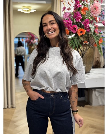Top Romee Cropped Grijs