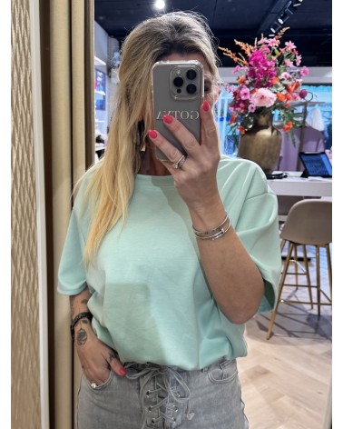 Top Romee Cropped Pistache