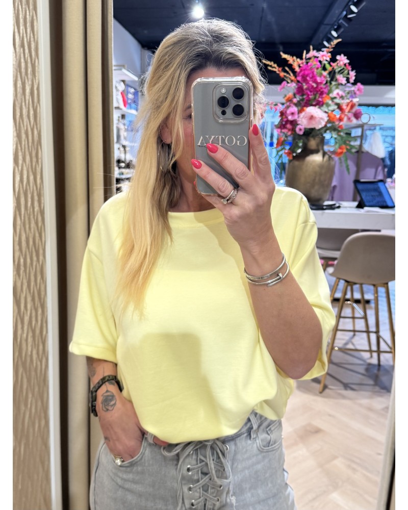 Top Romee Cropped Geel
