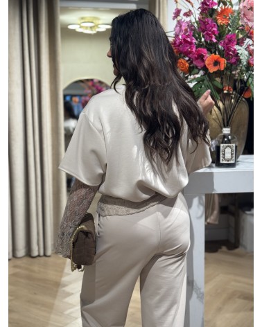 Top Romee Cropped Zand