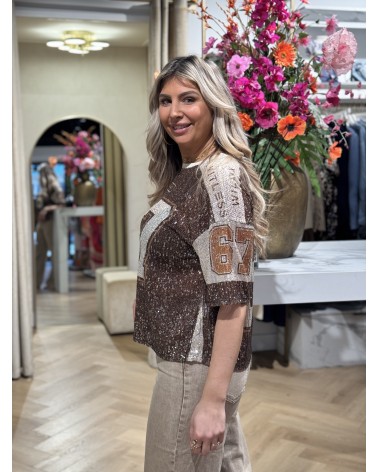 Top 67 Pailletten Bruin