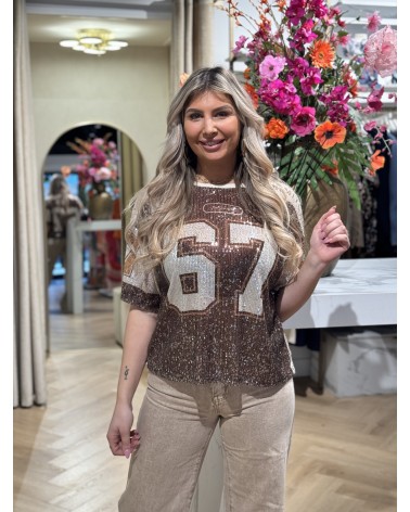 Top 67 Pailletten Bruin