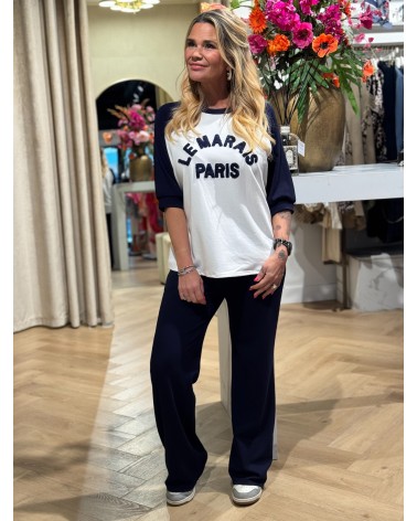 Broek Le Marais Paris Navy