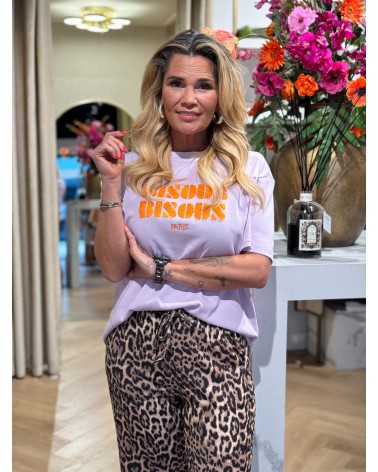 T-Shirt Bisous Lila