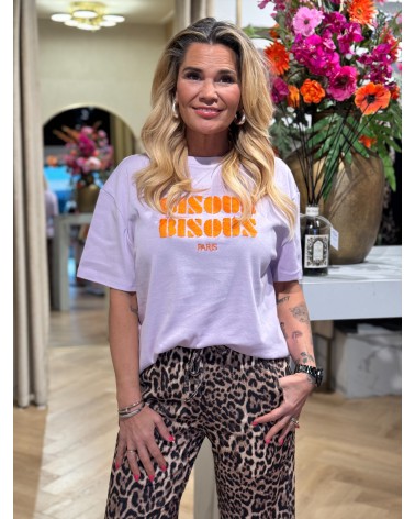 T-Shirt Bisous Lila