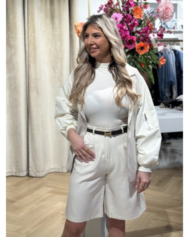 Broek Bermuda Off White