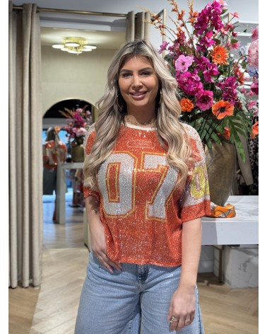 Top 67 Pailletten Oranje