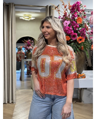 Top 67 Pailletten Oranje