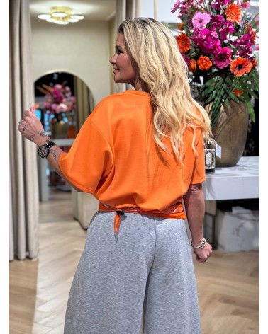 Top Romee Cropped Oranje