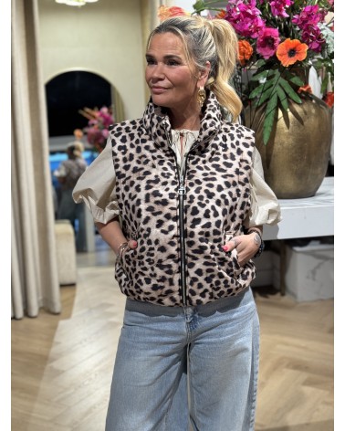 Bodywarmer Leopard
